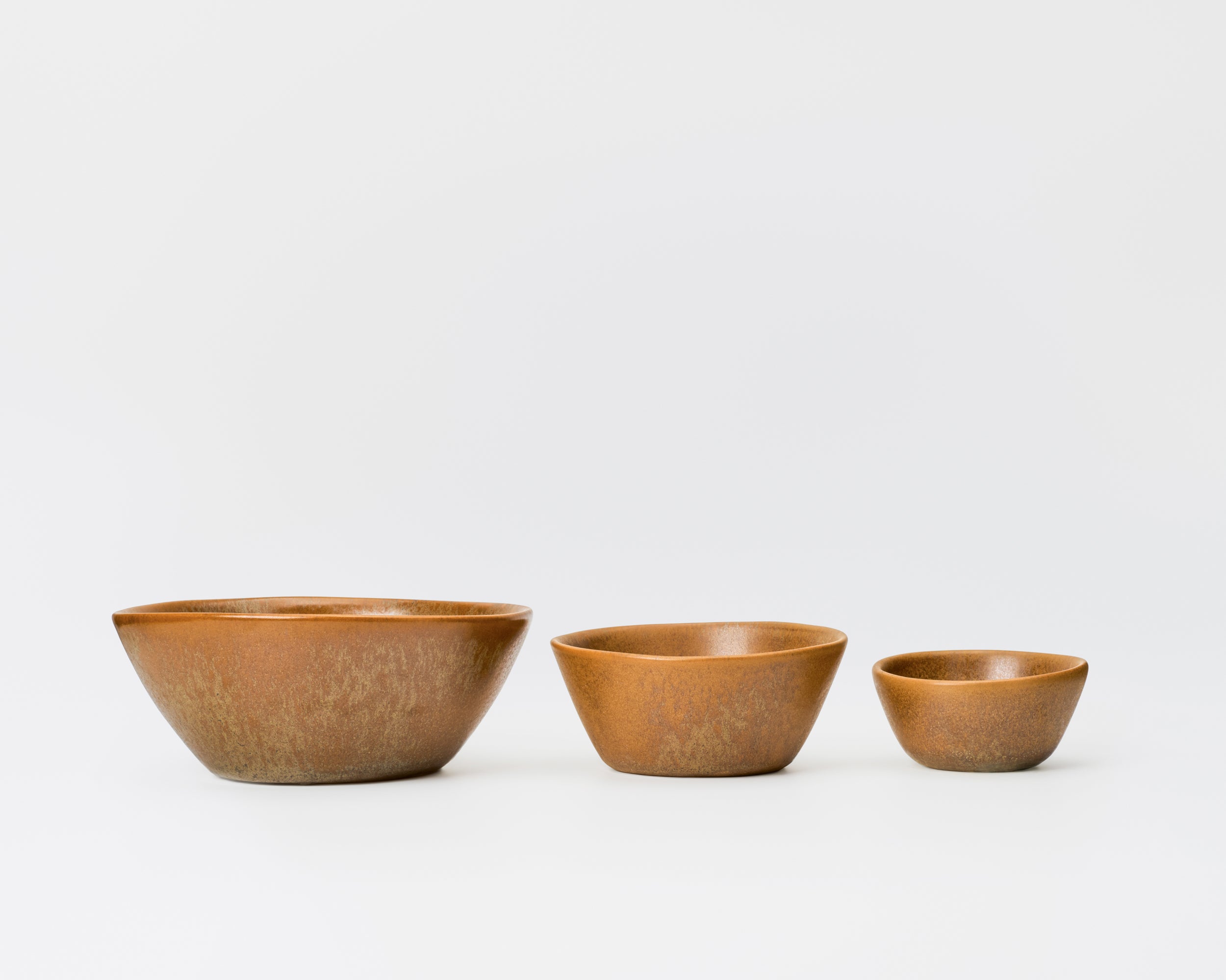 Three Piece Nested Porcelain Bowl Set