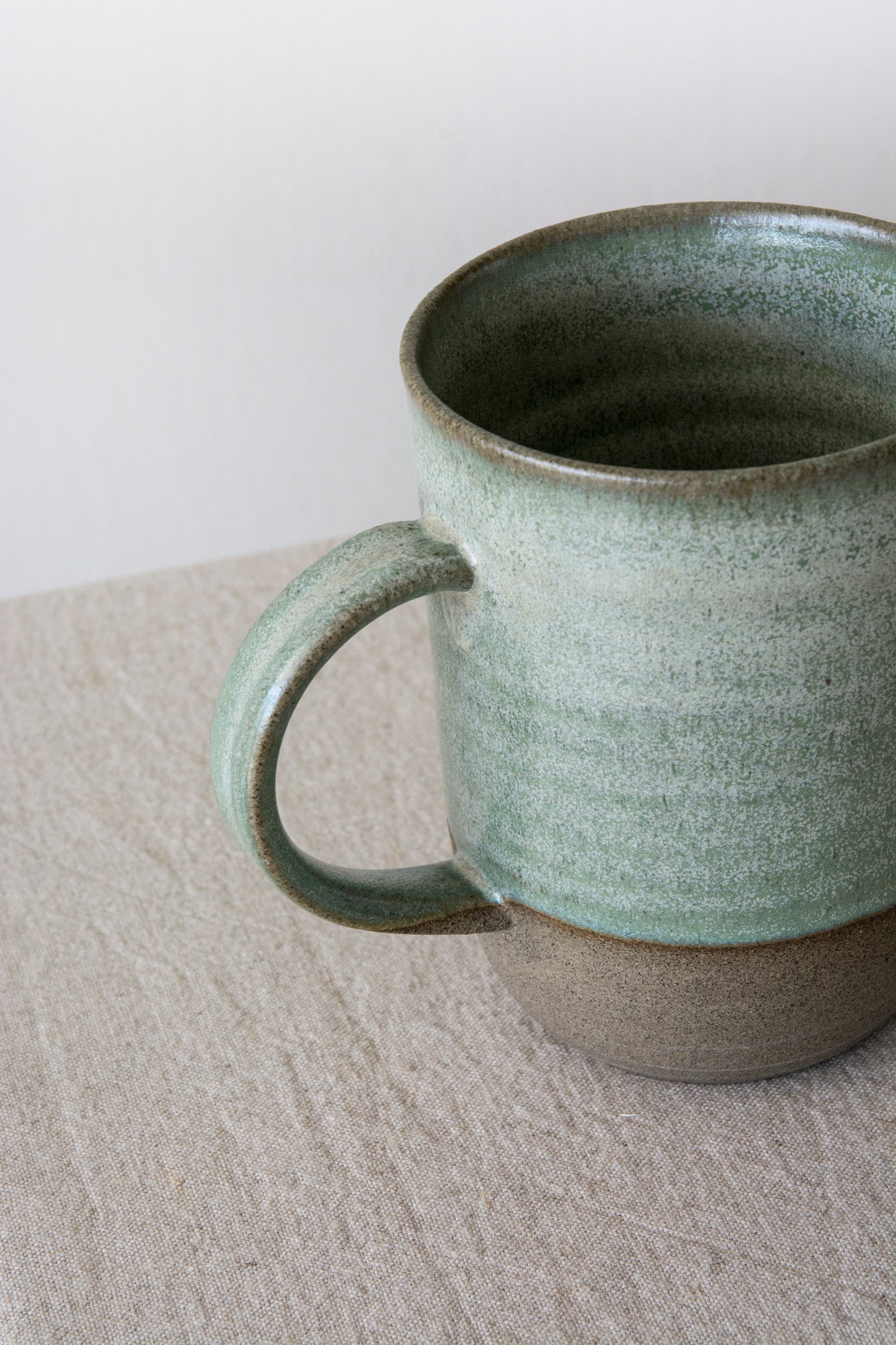 Large Rustic Pottery Mug for Hot Drinks