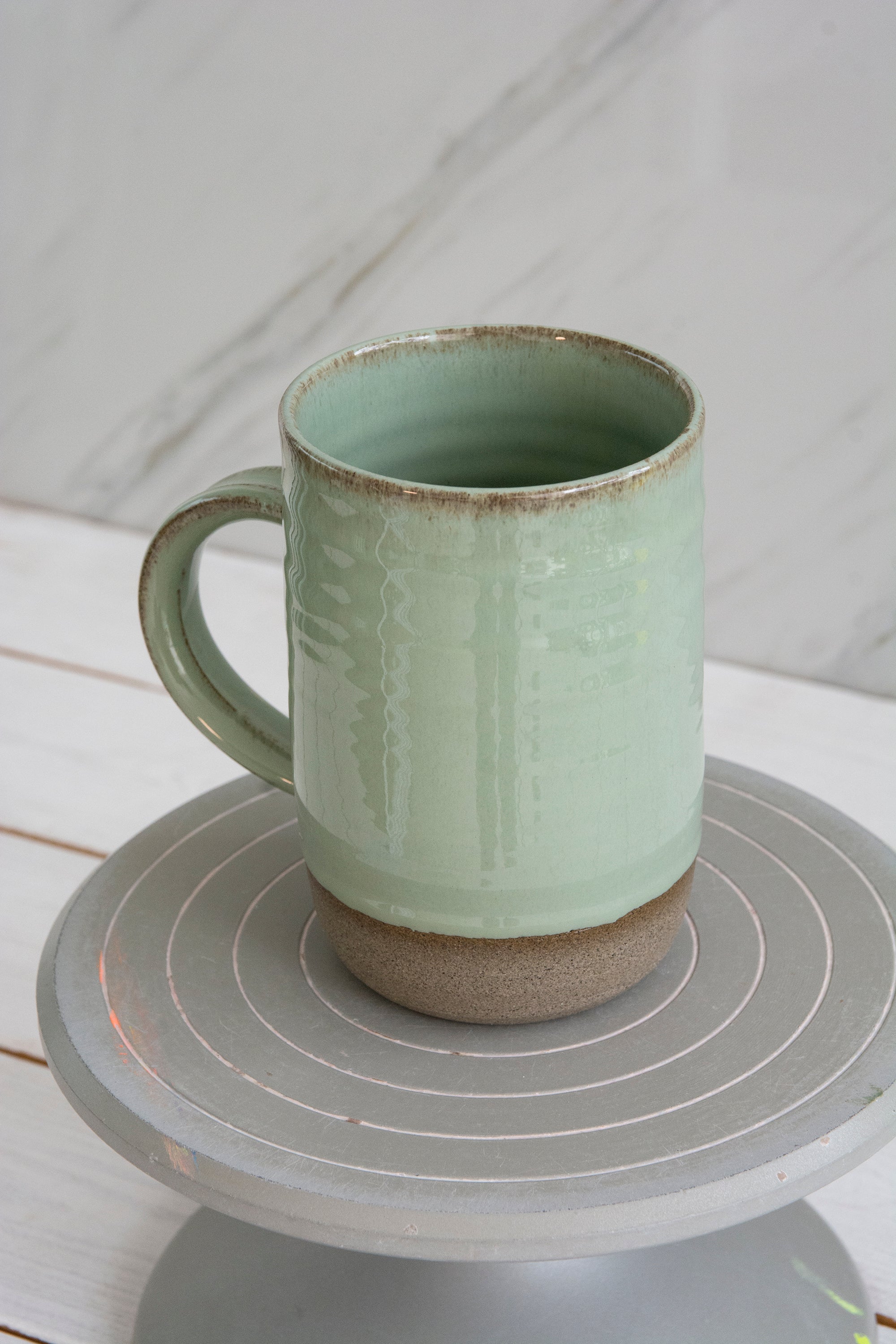 Large Rustic Pottery Mug for Hot Drinks
