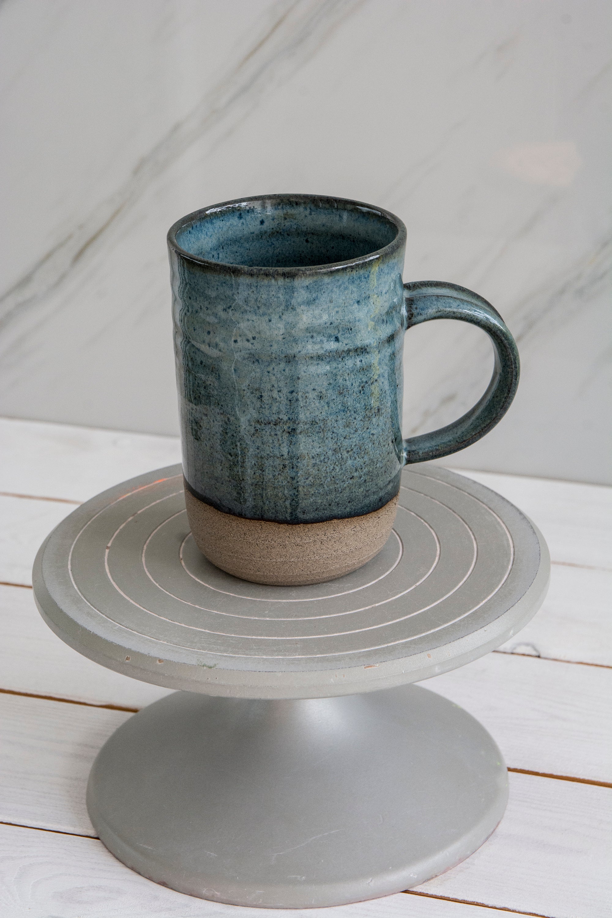 Large Rustic Pottery Mug for Hot Drinks