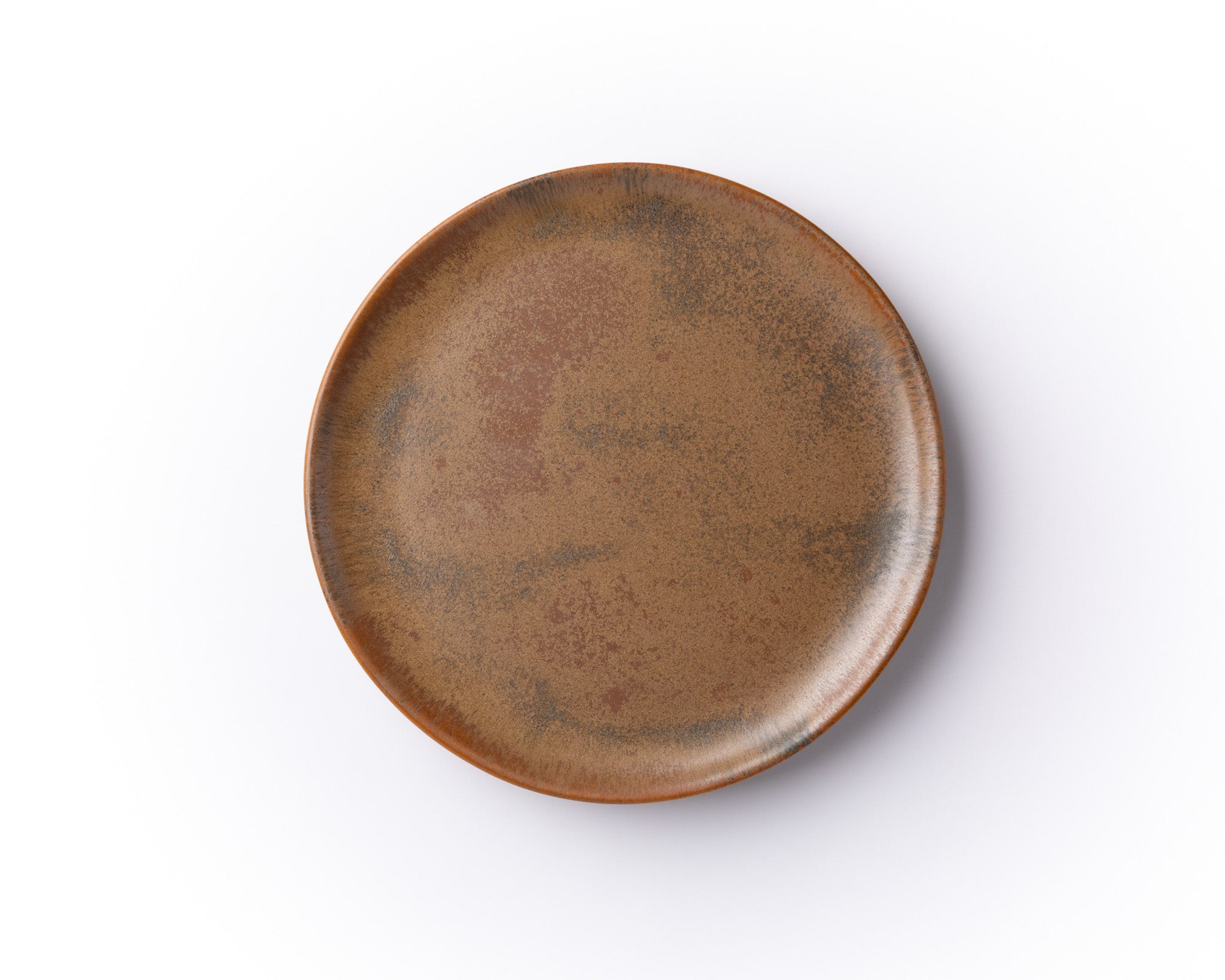 Curved Rim Porcelain Dinner Coupe Plate