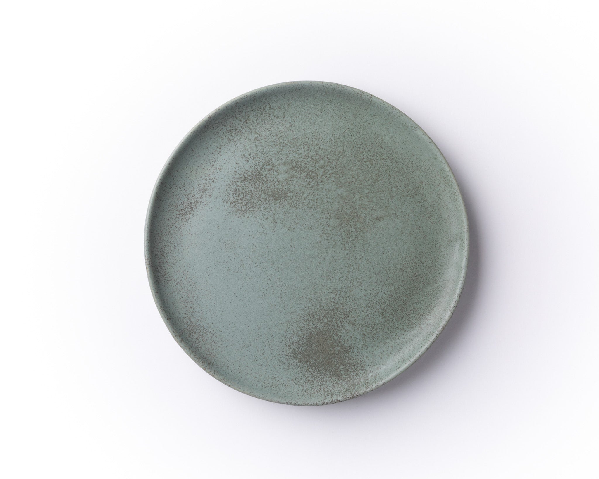 Curved Rim Porcelain Dinner Coupe Plate
