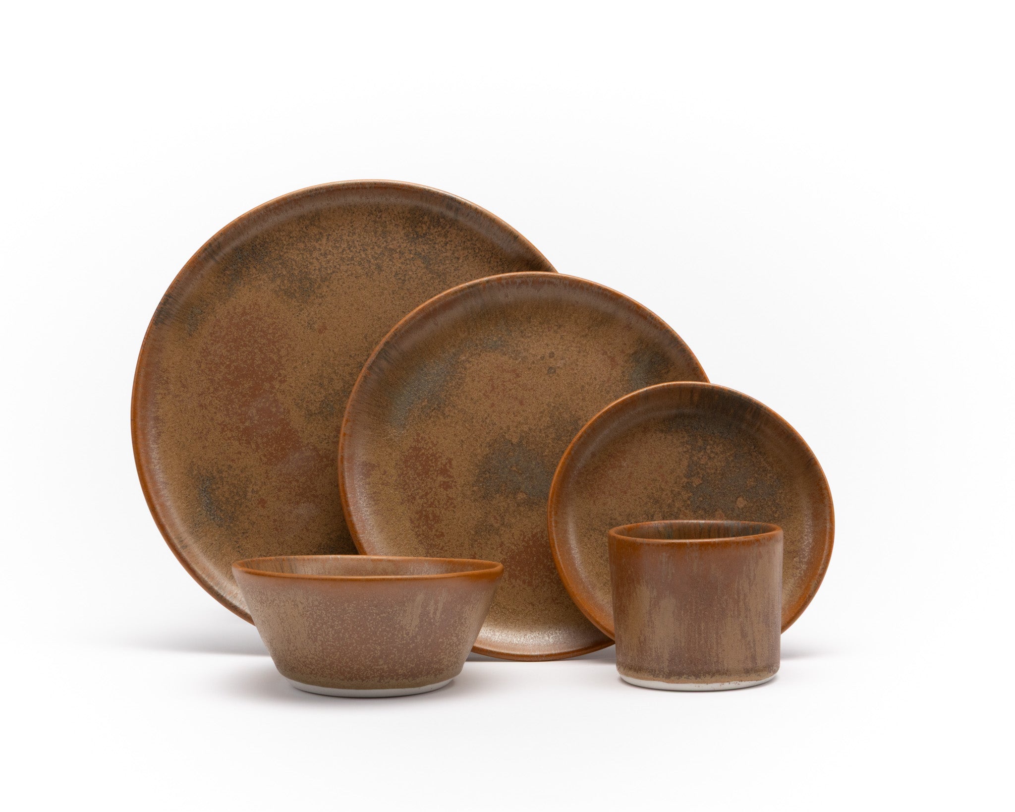 Five Piece Curved Coupe Dinnerware Setting
