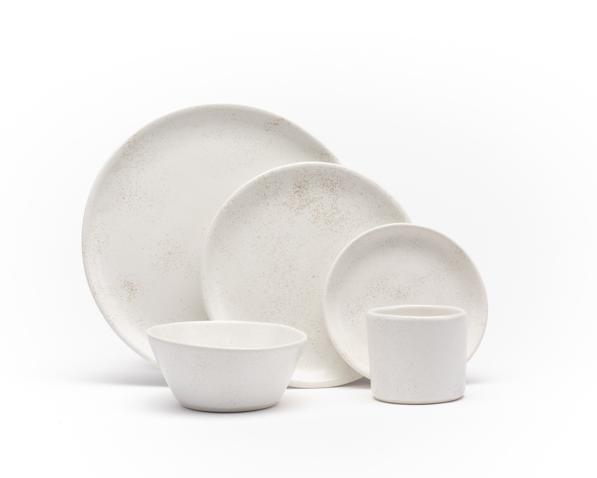 Five Piece Curved Coupe Dinnerware Setting