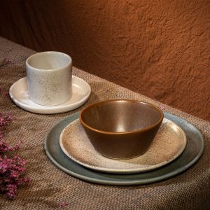 Five Piece Curved Coupe Dinnerware Setting