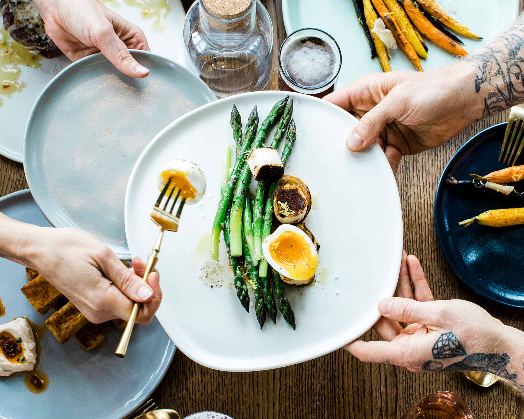 Organic Low Rim Porcelain Dinner Plate