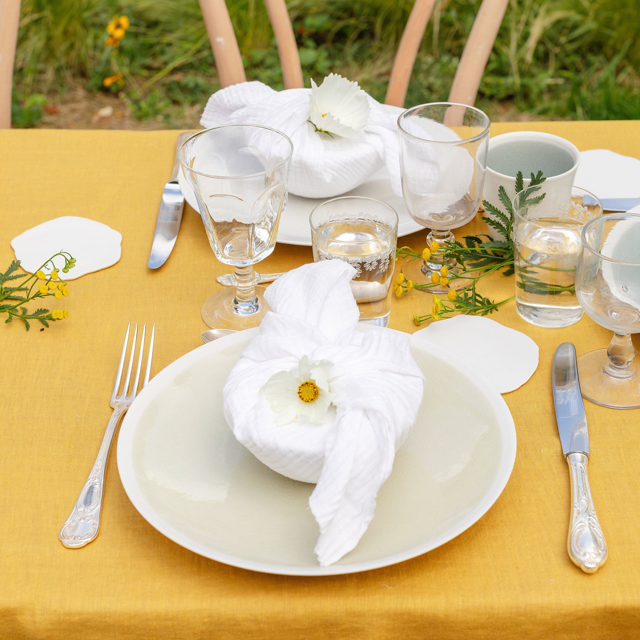 Sage Green Clean-Edge Dinner Plate - Image 2