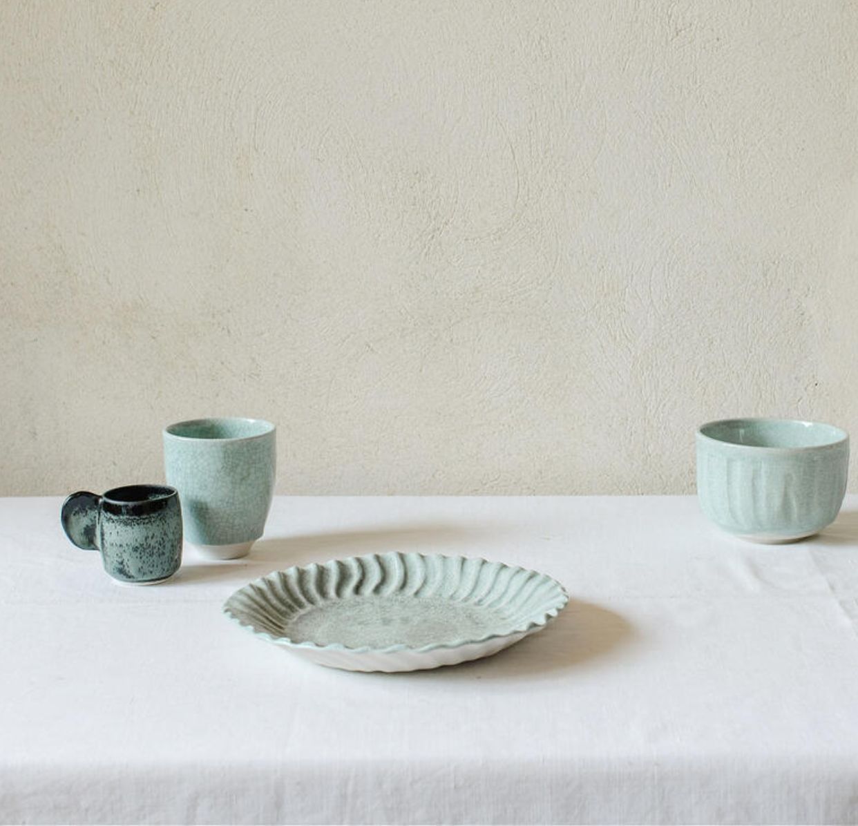 Charcoal Black Textured Espresso Cup