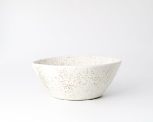 Large Curved Porcelain Sharing Serving Bowl
