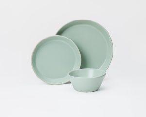 Three Piece Classic Coupe Dinnerware Setting