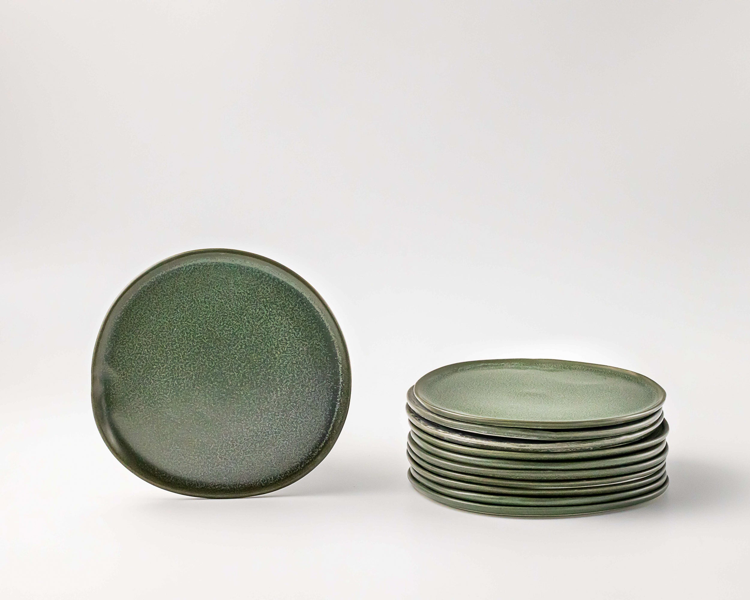 Organic Low Rim Porcelain Side Plate