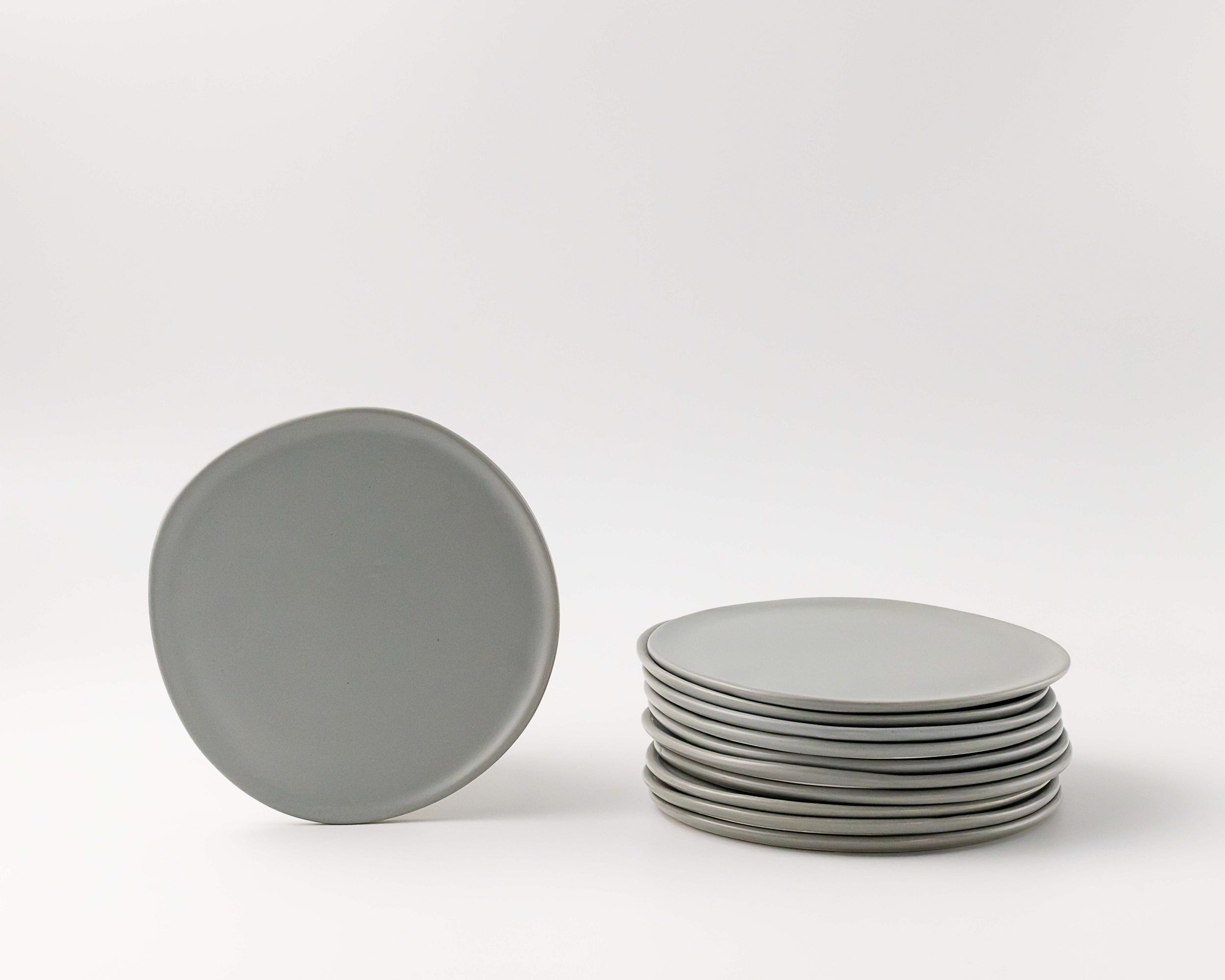 Organic Low Rim Porcelain Side Plate