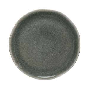 Storm Gray Contemporary Dinner Plate