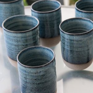 Six Piece Assorted Ceramic Cup Set