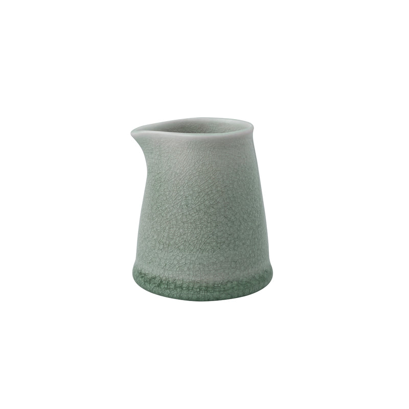 Cashmere Gray Crackle-Glaze Creamer
