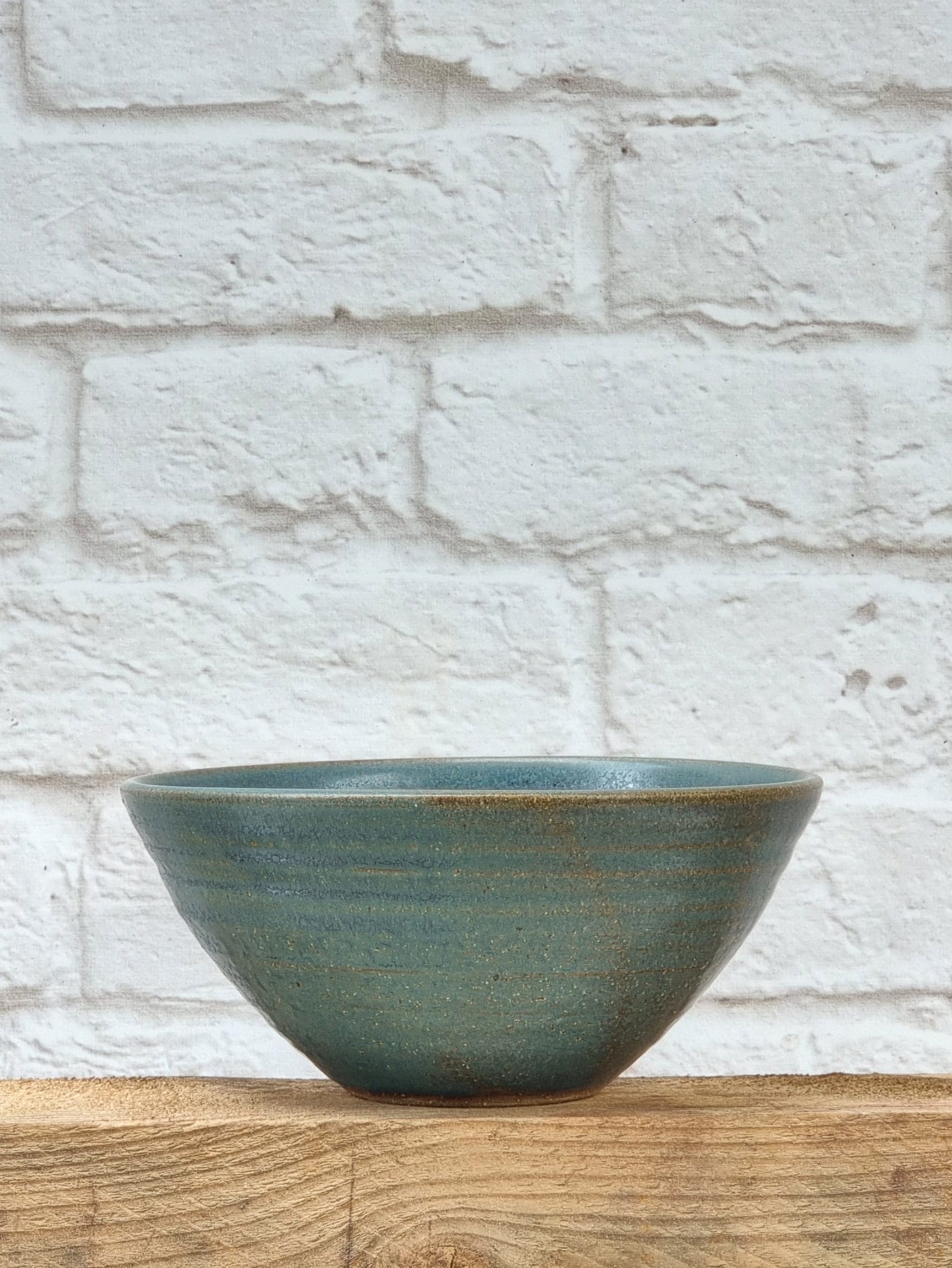 Ceramic Soup Bowl, Rustic Pottery Breakfast Bowl, Stoneware Cereal Bowl - Image 9