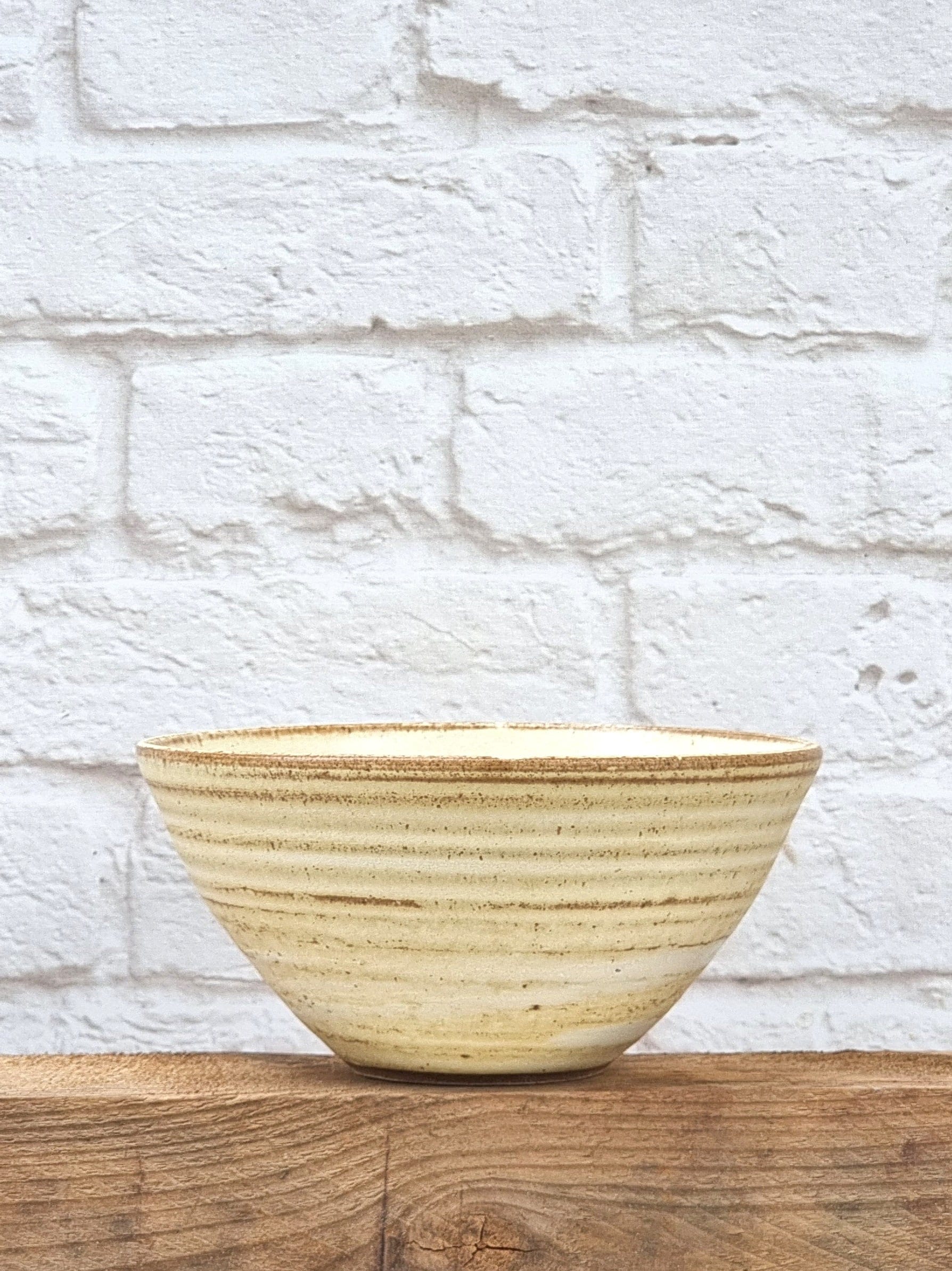 Ceramic Soup Bowl, Rustic Pottery Breakfast Bowl, Stoneware Cereal Bowl - Image 2
