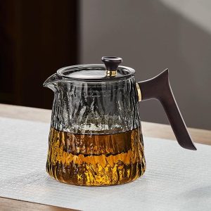 Glass Teapot with Infuser and Filter for Afternoon Tea