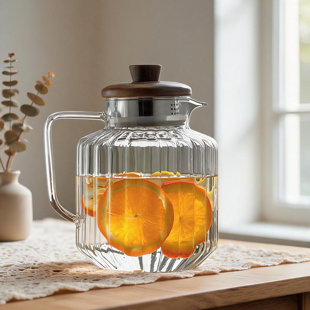 Large-Capacity Borosilicate Glass Teapot and Cold Water Kettle - Image 3
