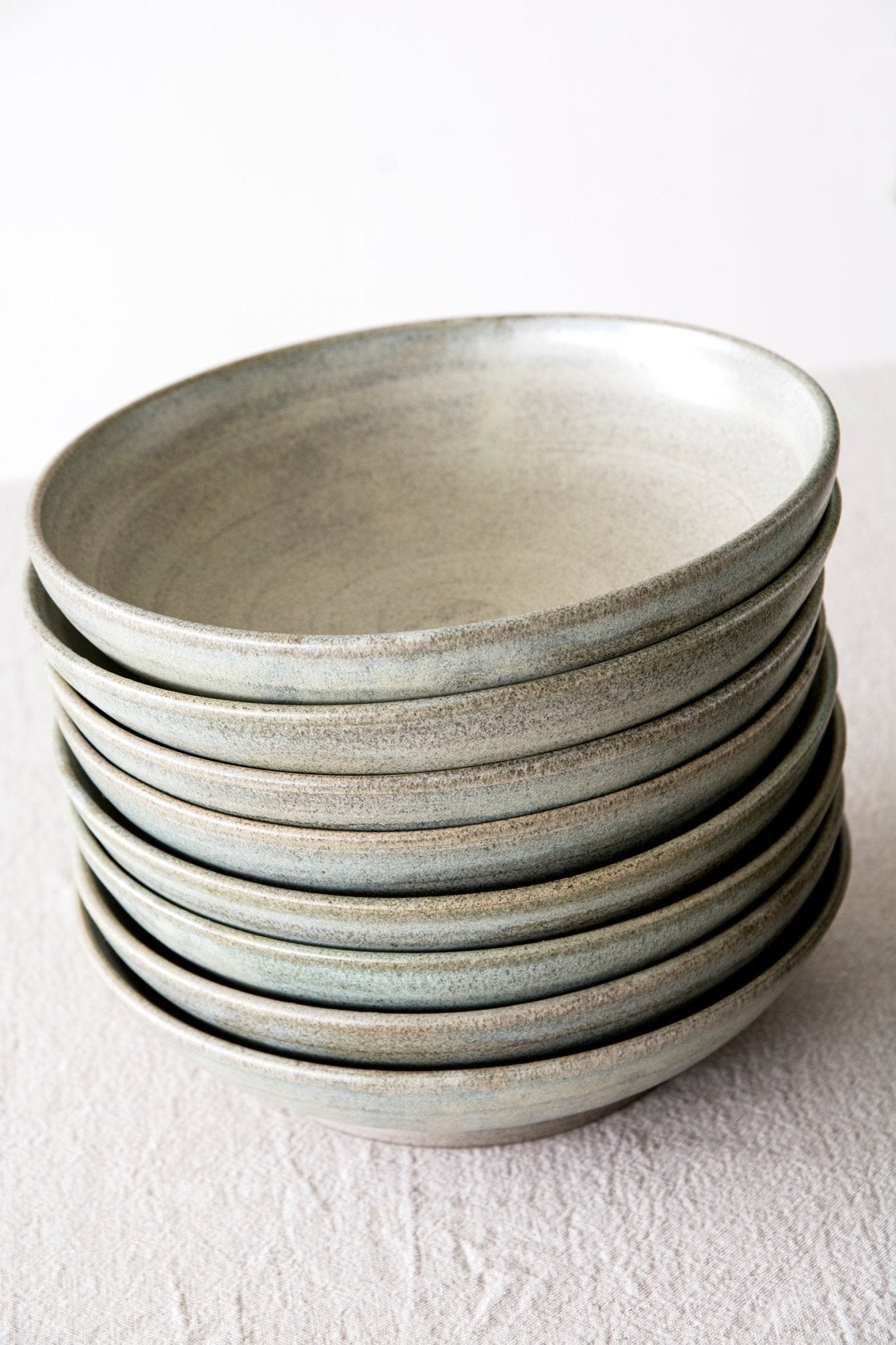 Set of Four Earth Tone Ceramic Bowls
