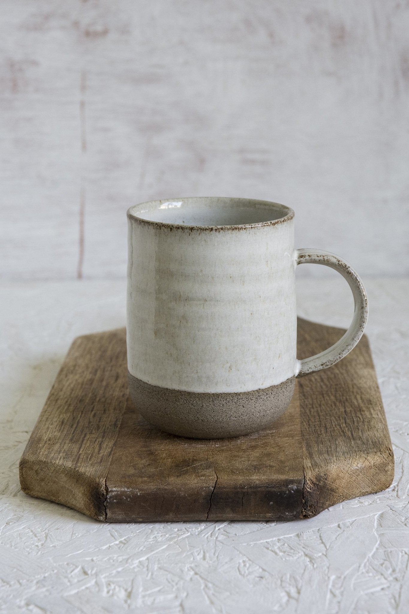 Set of Six Colorful Pottery Coffee Mugs